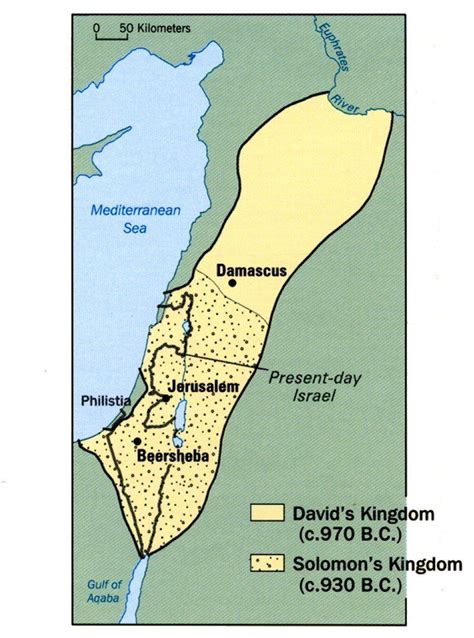 Maps Kingdom Of David And Solomon