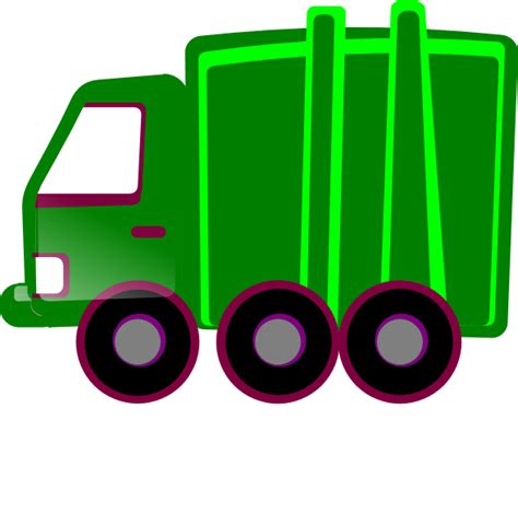 Green Garbage Truck Clip Art At Vector Clip Art Online