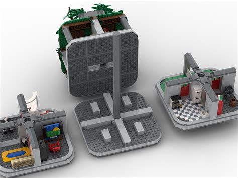 Lego Ideas Underground Hidden Bunker