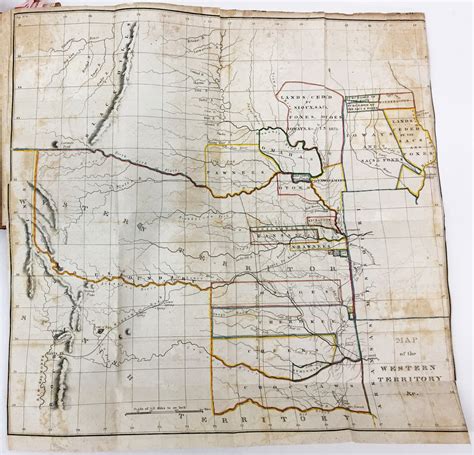 Map Of The Western Territory Andc Barry Lawrence Ruderman Antique Maps