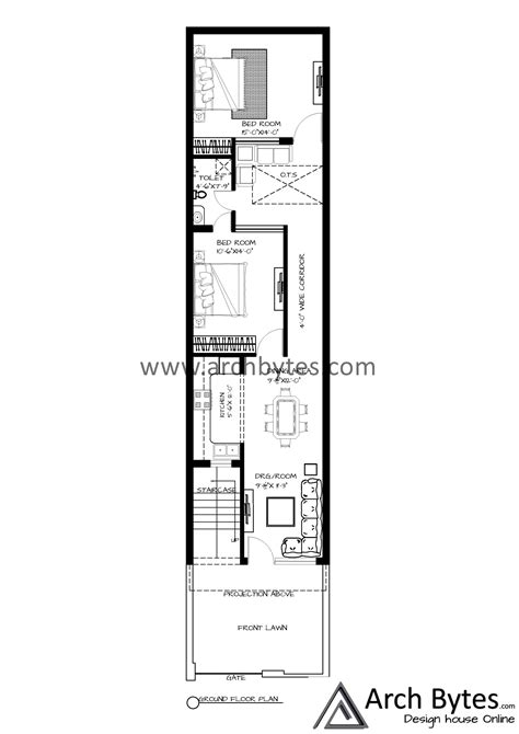 This Is Just A Basic Over View Of The House Plan For 16×75 Feet If You