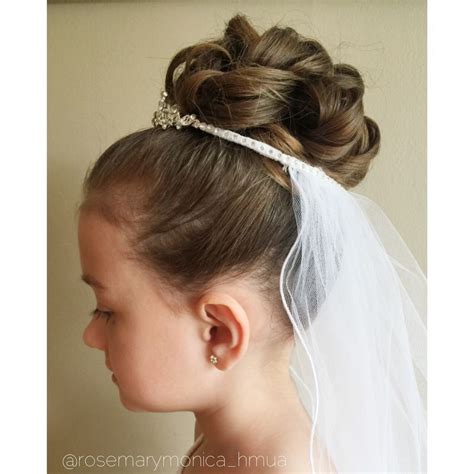 Up Dos For Communion Communion Hairstyles For Classy Girls Festive