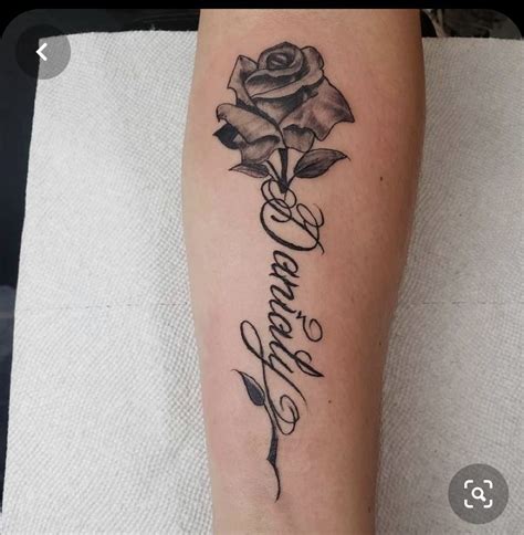 Rose Tattoo Designs With Names