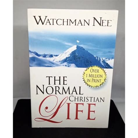 The Normal Christian Life By Watchman Nee Lazada Ph