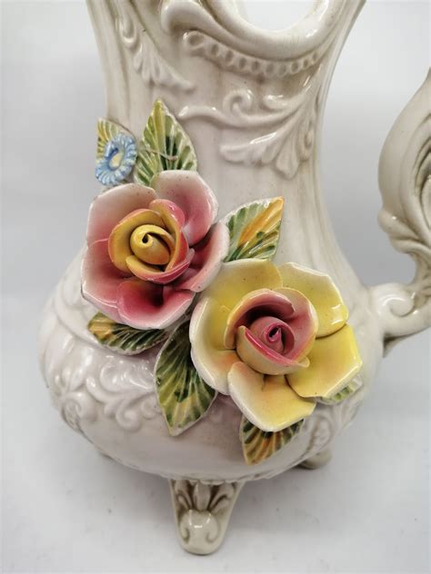Vintage Italian Capodimonte Porcelain Vase Capodimonte Urn Australia