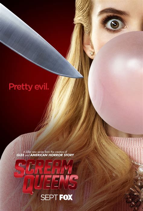 Scream Queens Pretty Evil Poster Emma Roberts As Chanel Oberlin