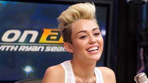 miley cyrus we can t stop premiere part 2 interview on air with ryan seacrest youtube