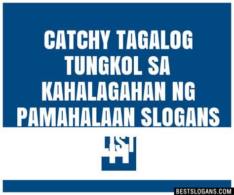 100 Catchy Tagalog Tungkol Sa Kahalagahan Ng Pamahalaan Slogans 2023