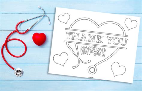 Thank You Cards Greeting Cards Printable Nurse Thank You Card Pe