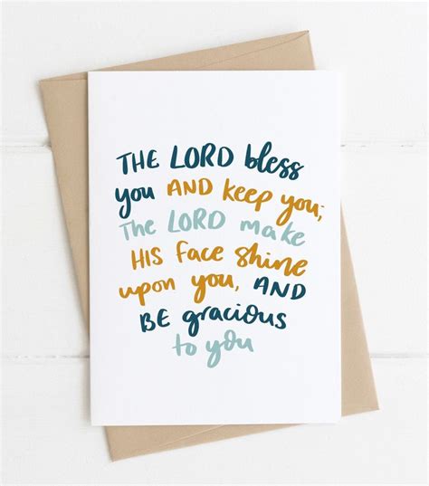 The Lord Bless You And Keep You Bible Verse Card Verses For Cards Bible Verse Cards