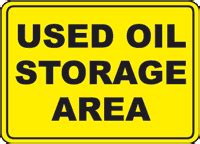 Signage Chemical Storage