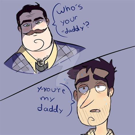who's your daddy? by abrilk on DeviantArt in 2020 | Hello neighbor, Say hello, Boyxboy