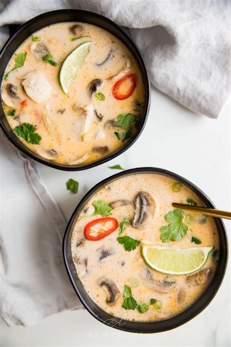 Best Ever Tom Kha Gai Soup Thai Coconut Chicken Soup Recipe Thai