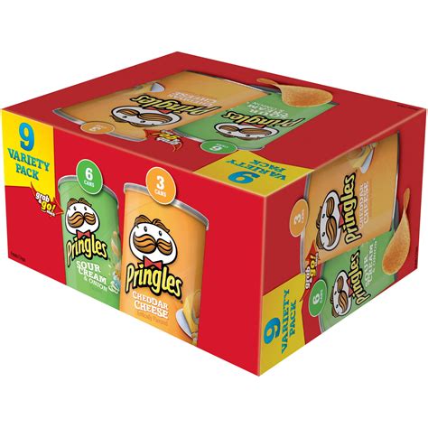 Pringles Snack Stacks Variety Pack Potato Crisps Chips 18 Ct 133 Oz