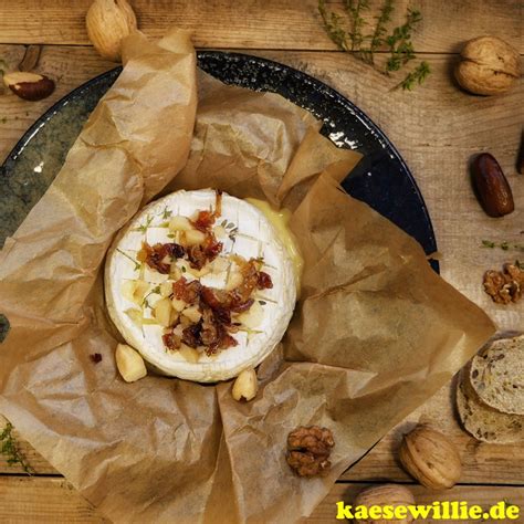 Rezept Ofen Camembert mit Thymian Honig KäseWillie