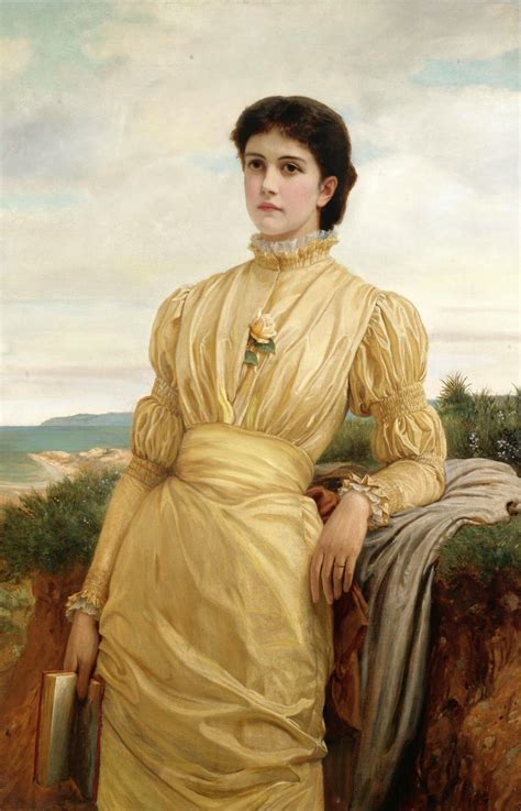 Charles Edward Perugini Victorian Era Painter Portrait Lady Woman