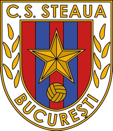 Bumper stickers, decals & magnets. Steaua Bucharest crest. | Logos de futbol, Escudo