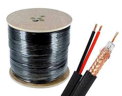 Copper Rg59 Coaxial With Power Cable For Cctv Camera 305m