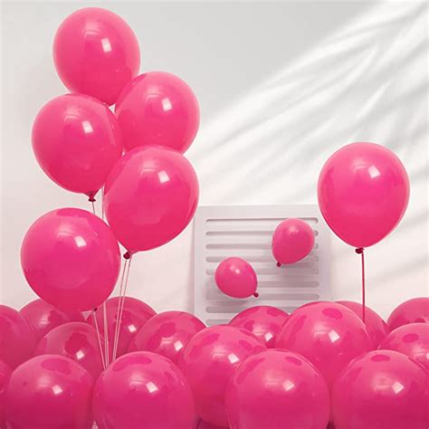 buy ponamfo 70pcs hot pink balloons 10 5 ballons latex hot pink balloon arch kit as birthday
