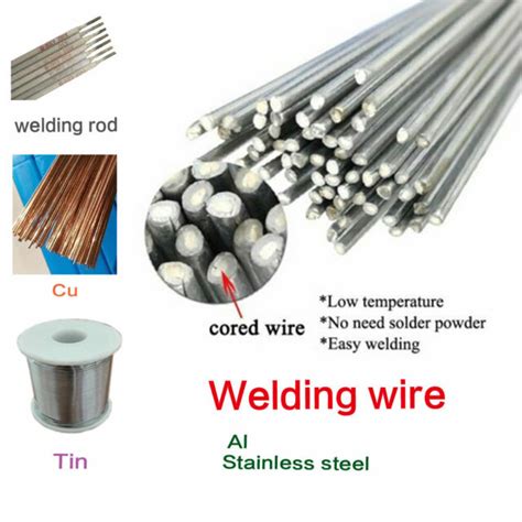 Aluminum Wire Brazing Solution Welding Flux Cored Rods Low Temperature