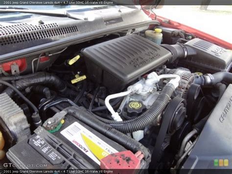 47 Liter Sohc 16 Valve V8 2001 Jeep Grand Cherokee Engine