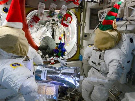 Christmas In Space See What The Holiday Looks Like In Zero Gravity