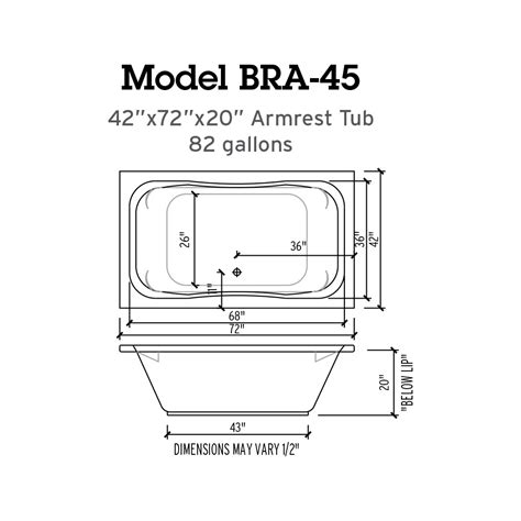 5.0 out of 5 stars 3. BRA-45 Whirlpool Bathtub - American Tub Factory