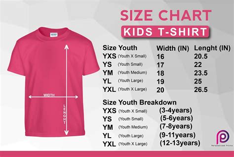 Youth Small Size Chart Shirt Polo T Shirts Outlet Official Online Shop