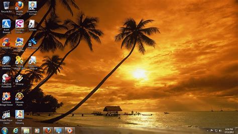 Free Windows Theme Sunset Beach Download 100 Free Themes For