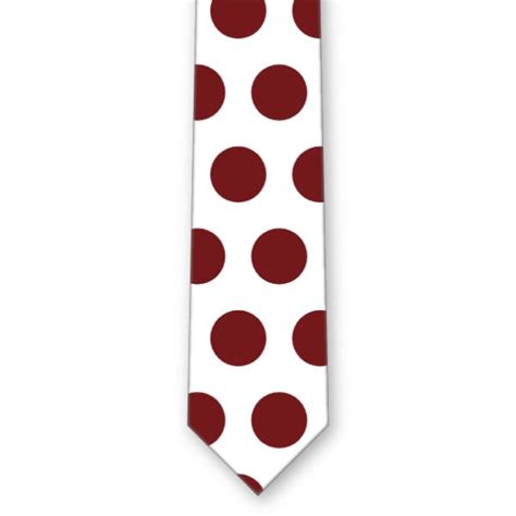 Big Polka Dots Necktie Customized Knotty Tie Polka Dots Polka