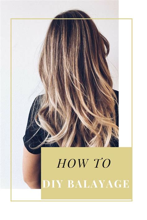 Find out how you can create your own balayage highlights at home for only $45. How to DIY balayage your hair at home! #diybalayage # ...