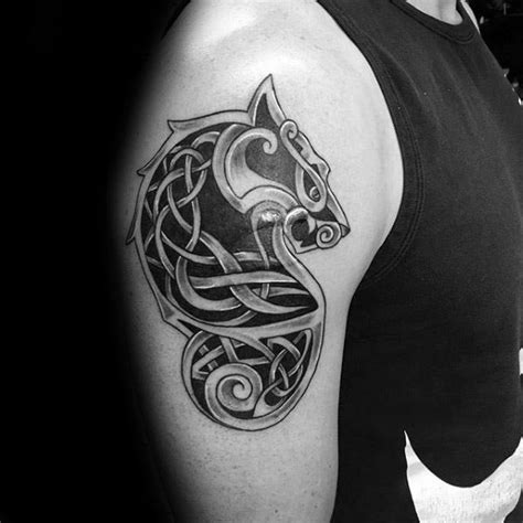 50 Celtic Wolf Tattoo Designs For Men 2024 Guide Celtic Wolf Tattoo