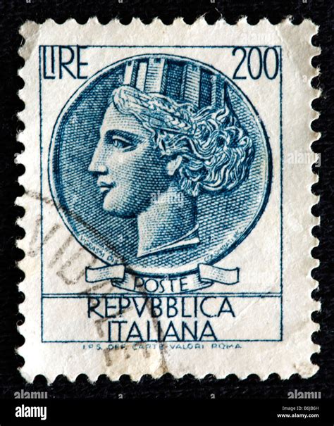 Postage Stamp Italy Stock Photo Alamy