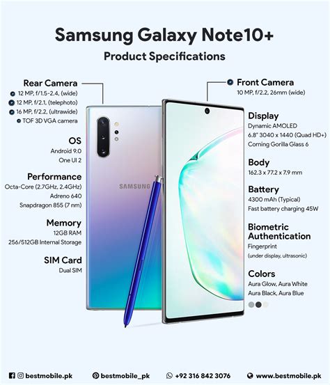 Samsung Galaxy Note10+ Product Specifications | Samsung galaxy, Samsung galaxy phones, Samsung ...