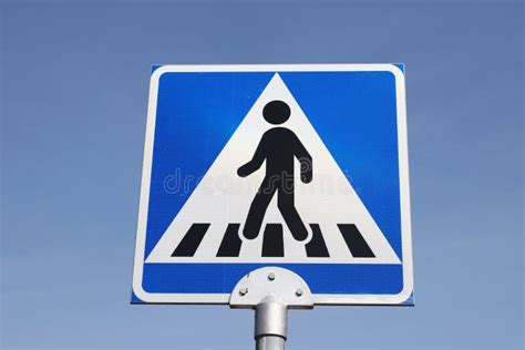Crosswalk Road Sign Stock Image Image Of Roadsign Finland 254174327