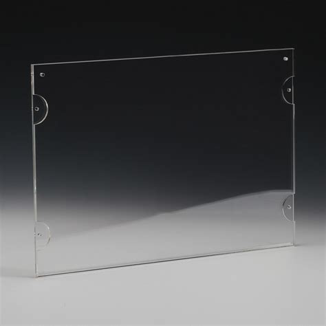 Clear Acrylic Wall Frame With Magnets Accommodates 11 X 85 Media