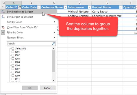 How To Filter For Duplicates With Conditional Formatting Excel Campus