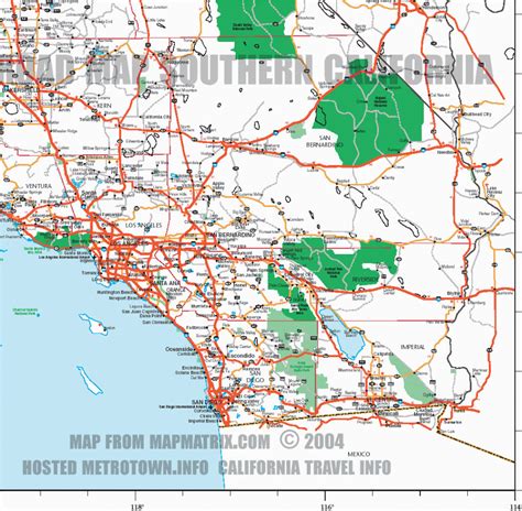 Southern California Attractions Map Printable Maps Images