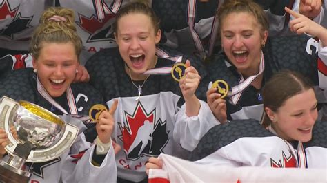 canada defeats u s to capture gold at women s u18 hockey worlds cbc sports