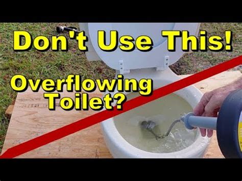 How to snake a toilet with a hanger. (6) Don't Use Drain Snake in Toilet. Best Way to Unclog ...