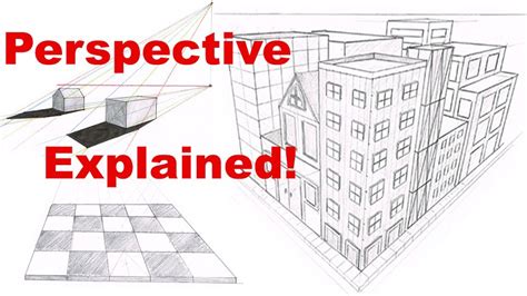 How To Draw Perspective For Beginners Drawing 3d Objects