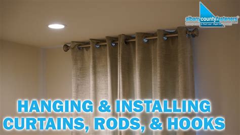 How To Install Curtain Rods Hang Curtains Diy Home Improvement You