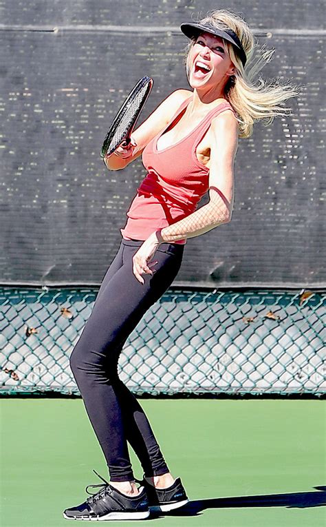 Heather Locklear Looks Half Her Age While Playing Tennis On Her 53rd