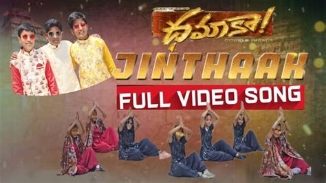 Jinthaak Lyric Video Dhamaka Raviteja Sreeleela Bheems