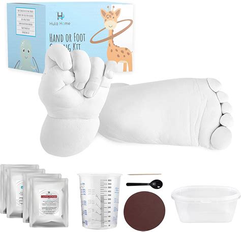 Hula Home Baby Keepsake Hands Casting Kit Plaster Hand Molding Kit