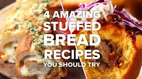 4 Amazing Stuffed Bread Recipes You Should Try • Tasty Recipes Youtube