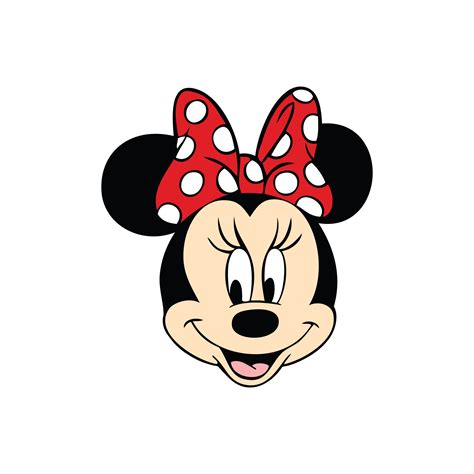 Minnie Mouse 16 Head Red Bow Polka Dots Polkadots Digital Etsy