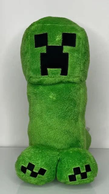 Mojang Minecraft Creeper Green Plush Stuffed Animal 12 Tall Jinx
