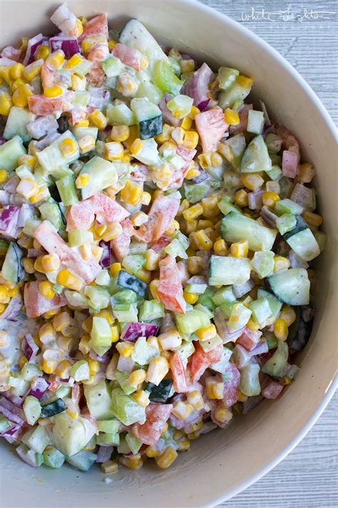 This Fresh Vegetable Salad Is A Quick And Delicious Side