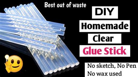 Diy Homemade Glue Stickhow To Make Glue Stick At Homehomemade Glue